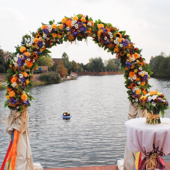 Свадебная арка Украинский стиль