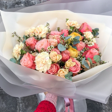 Букет № 1540 з ранункулюсом