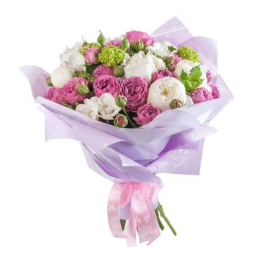 Bouquet with Peonies