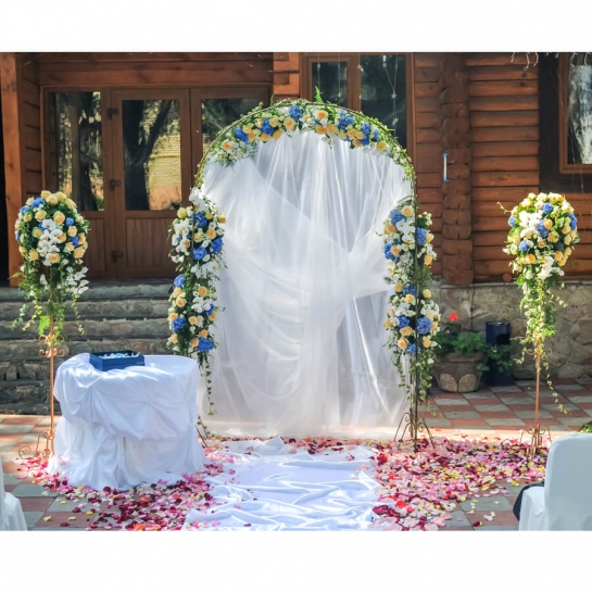 Свадебная арка Капли росы