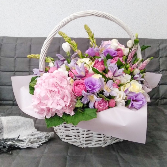 Basket of flowers № 1487