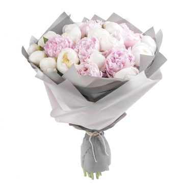 Букет із 25 голландських піонів