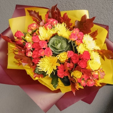 Bouquet with sunflowers