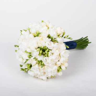 Bridal bouquet of freesias