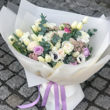 Букет № 1541 з анемонами